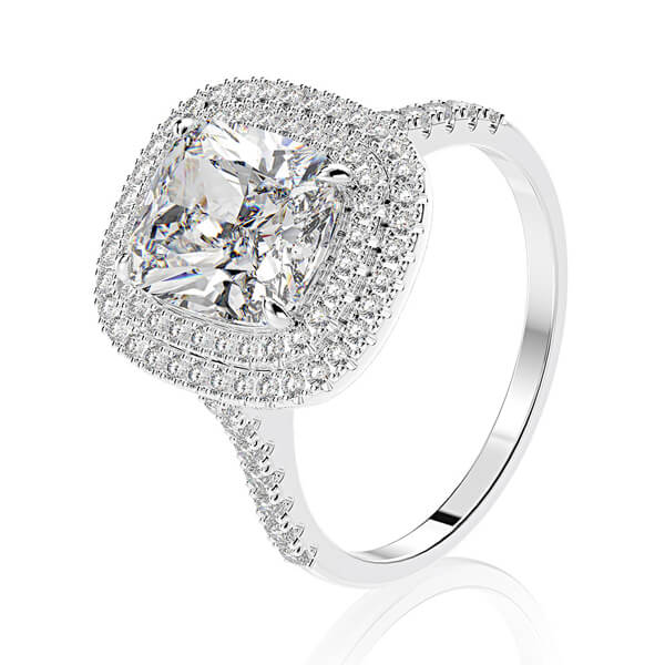 moissanite engagement ring for wedding