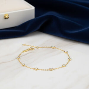 handmade moissanite silver bangle bracelet