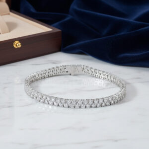 925 sterling moissanite silver bangle
