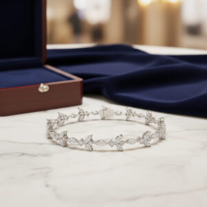 factory wholesale moissanite silver bracelet