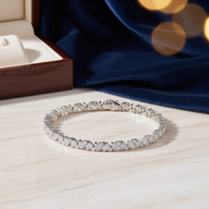 manufacturer silver bangle bracelet moissanite