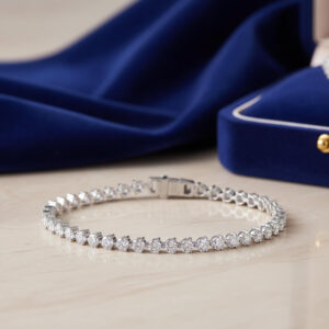 100% 925 moissanite silver bracelet