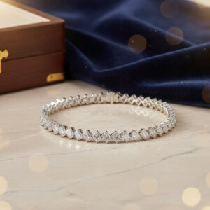 wholesale silver bangle bracelet moissanite