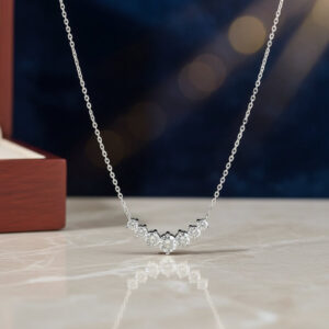 moissanite pendant necklace chain