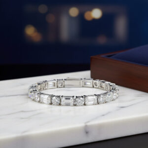 china wholesale moissanite silver bracelet