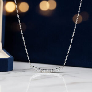 jewelry moissanite necklace 925 sterling silver