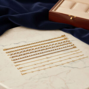 925 sterling moissanite silver bracelet