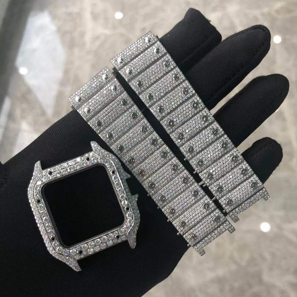 diamond moissanite watch for sale