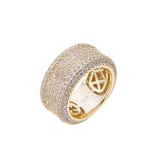 moissanite jewelry hip hop ring