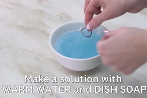 put the ring into water