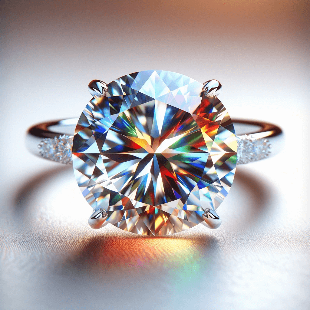 moissanite ring