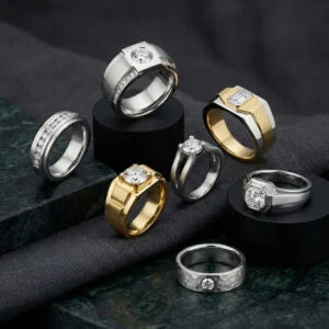 men’s unisex moissanite
